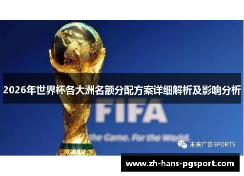 2026年世界杯各大洲名额分配方案详细解析及影响分析